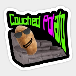 Couched potato Sticker